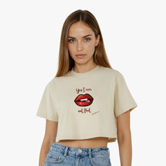 Yes I can eat that Crop T-Shirt for Black diabetes supplies and insulin pumps