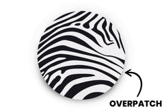 Zebra Print Patch - Overpatches for Single diabetes supplies and insulin pumps