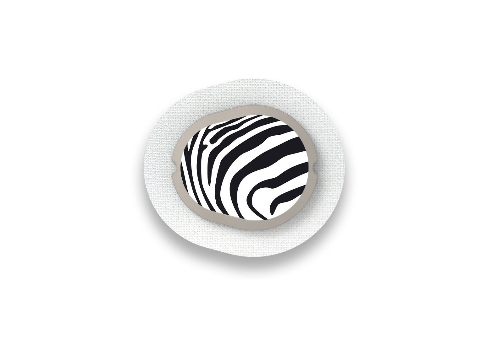 Zebra Print Sticker for Novopen 4, 5, 6, or Echo diabetes supplies and insulin pumps
