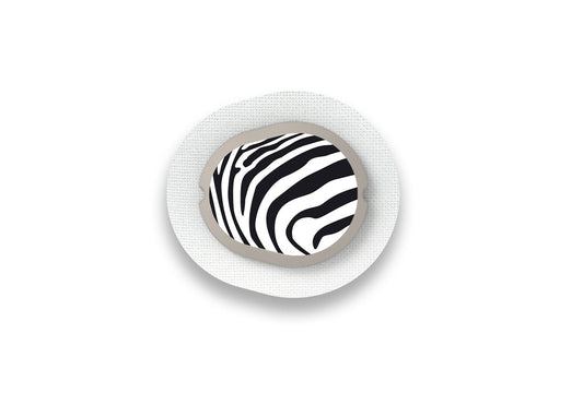 Zebra Print Sticker for Novopen 4, 5, 6, or Echo diabetes supplies and insulin pumps