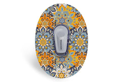 70's Funky Florals Patch - Dexcom G6 / One for Single diabetes CGMs and insulin pumps