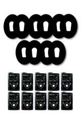 All Black Patches Matching Set for Dexcom G6 diabetes CGMs and insulin pumps