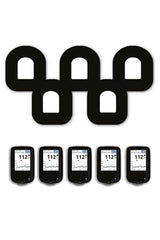 All Black Patches Matching Set for Omnipod diabetes CGMs and insulin pumps