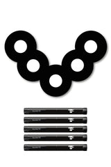 All Black Patches Matching Set for Freestyle Libre diabetes CGMs and insulin pumps