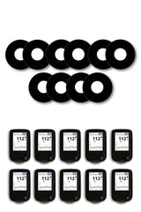 All Black Patches Matching Set for Freestyle Libre diabetes CGMs and insulin pumps