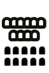 All Black Patches Matching Set for Omnipod diabetes CGMs and insulin pumps