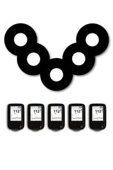 All Black Patches Matching Set for Freestyle Libre diabetes CGMs and insulin pumps