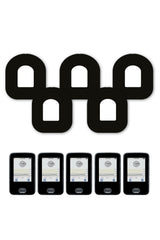 All Black Patches Matching Set for Omnipod diabetes CGMs and insulin pumps