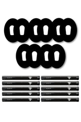 All Black Patches Matching Set for Dexcom G6 diabetes CGMs and insulin pumps