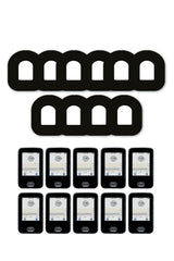 All Black Patches Matching Set for Omnipod diabetes CGMs and insulin pumps