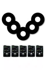 All Black Patches Matching Set for Freestyle Libre diabetes CGMs and insulin pumps
