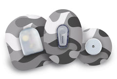 Arctic Camo Patch for Freestyle Libre 2 diabetes CGMs and insulin pumps