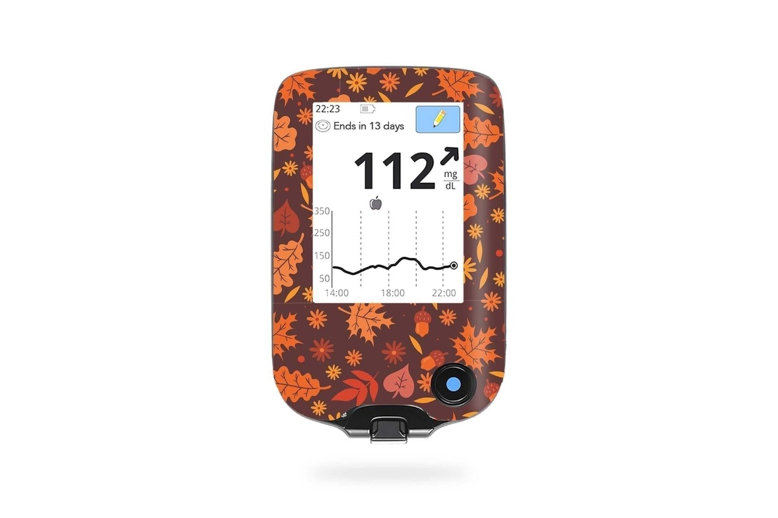 Autumn Leaves Sticker - Freestyle Libre Reader for diabetes CGMs and insulin pumps