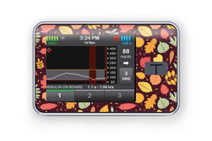 Autumn Vibes Sticker - T-Slim for diabetes CGMs and insulin pumps