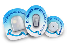  Awareness Ribbon Patch for Freestyle Libre 2 diabetes CGMs and insulin pumps