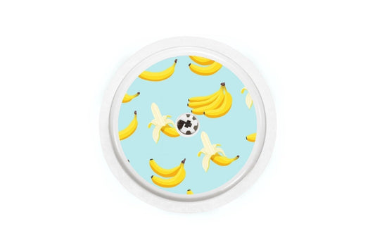 Banana Sticker - Freestyle Libre 1, 2, or 2+ for diabetes CGMs and insulin pumps
