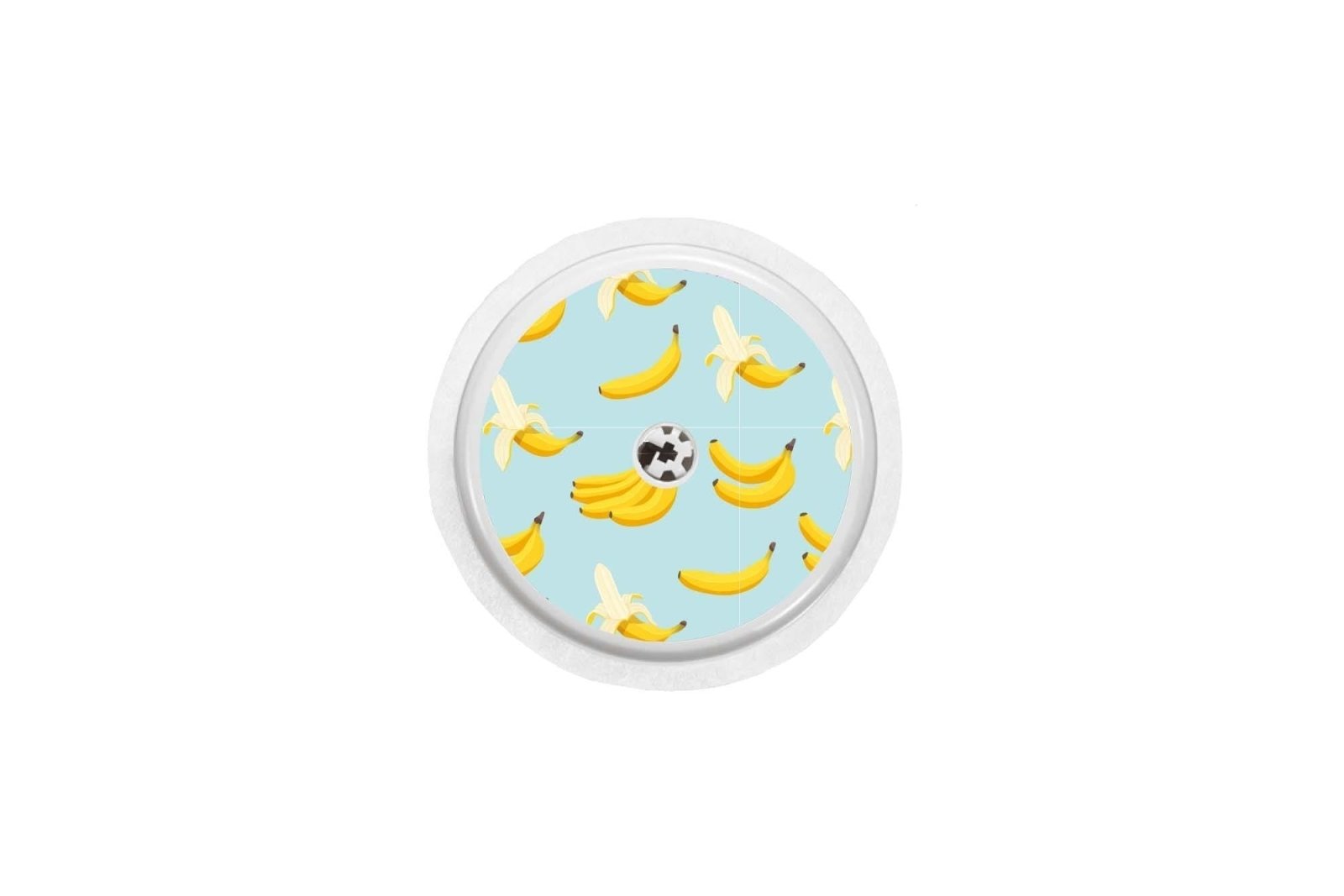 Bananas Sticker for Freestyle Libre 1, 2, or 2+ diabetes CGMs and insulin pumps