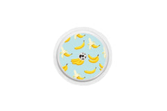 Bananas Sticker for Freestyle Libre 1, 2, or 2+ diabetes CGMs and insulin pumps