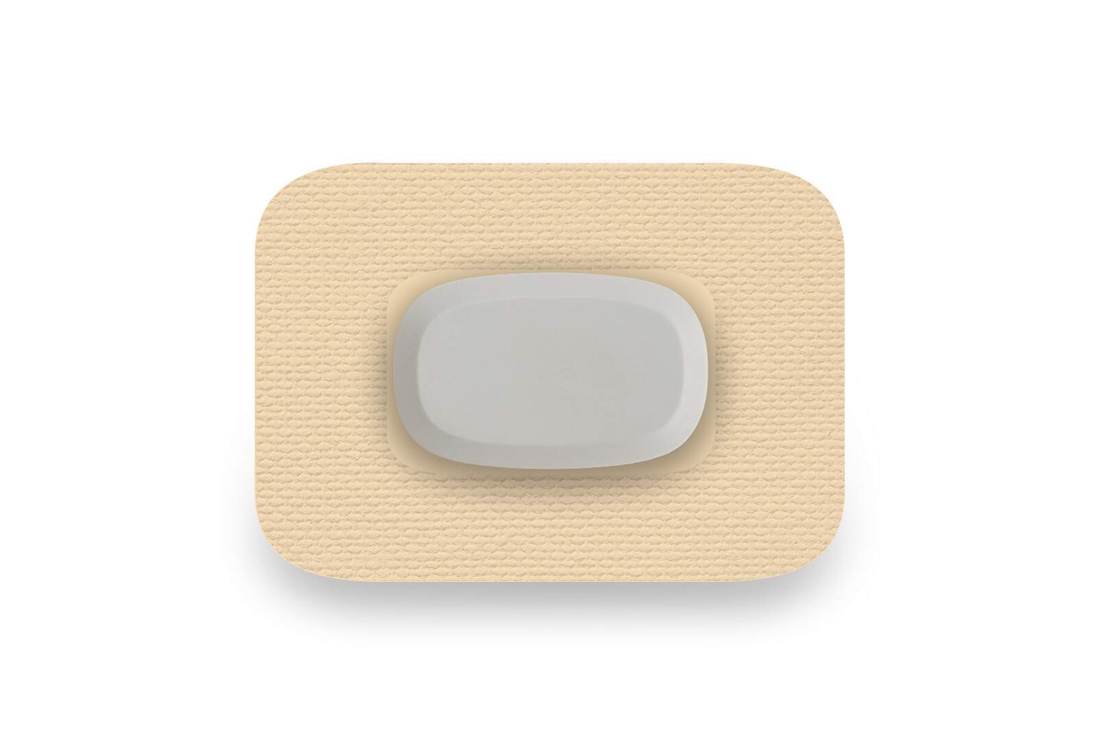 Beige Patch for GlucoRX Aidex diabetes CGMs and insulin pumps