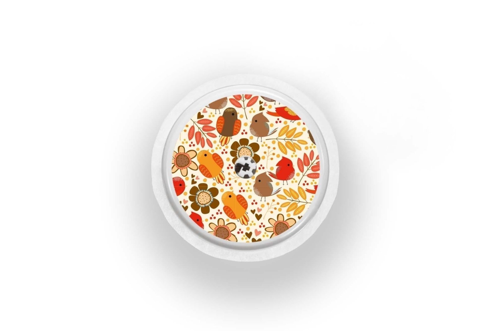 Birds and Flowers Sticker - Freestyle Libre 1, 2, or 2+ for diabetes CGMs and insulin pumps