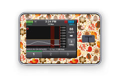 Birds and Flowers Stickers for T:Slim X2 diabetes supplies and insulin pumps