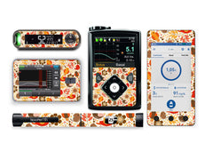 Birds and Flowers Stickers for Novopen 4, 5, 6, or Echo diabetes supplies and insulin pumps