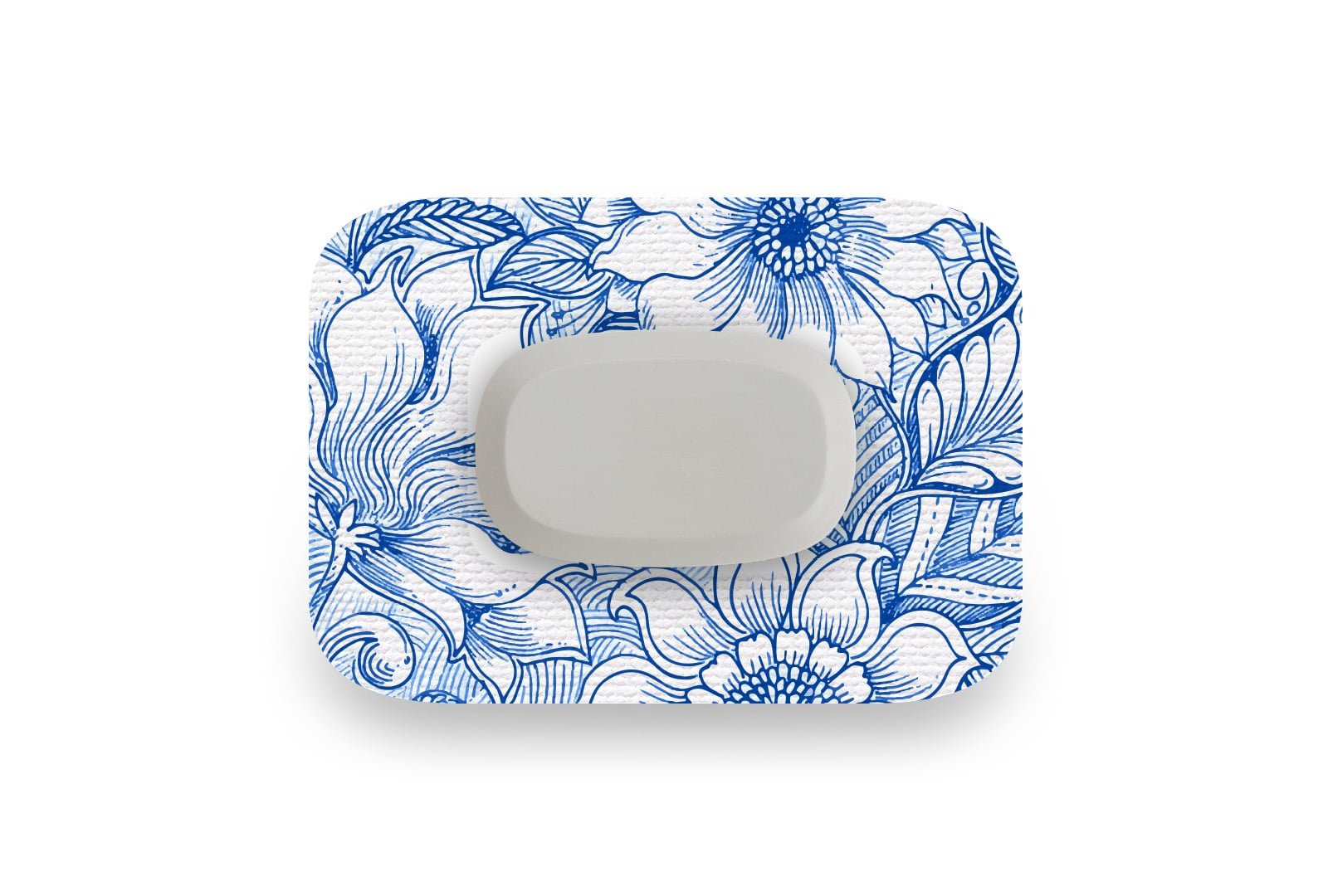 Blue Beauty Patch for GlucoRX Aidex diabetes supplies and insulin pumps