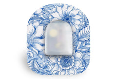 Blue Beauty Patch for Omnipod diabetes supplies and insulin pumps