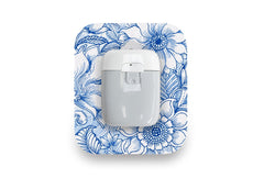 Blue Beauty Patch - Medtrum Pump for Single diabetes supplies and insulin pumps