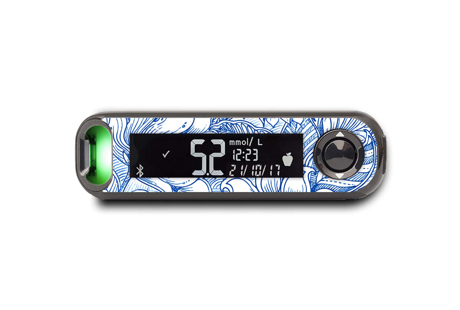 Blue Beauty Sticker for Contour Next One diabetes supplies and insulin pumps