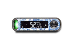 Blue Beauty Sticker for Contour Next One diabetes supplies and insulin pumps