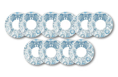 Blue Elephant Patch Pack for Freestyle Libre - 10 Pack diabetes CGMs and insulin pumps