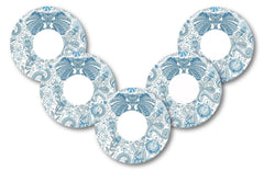 Blue Elephant Patch Pack for Freestyle Libre - 5 Pack diabetes CGMs and insulin pumps