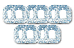 Blue Elephant Patch Pack for Omnipod - 10 Pack diabetes CGMs and insulin pumps