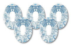 Blue Elephant Patch Pack for Dexcom G6 - 5 Pack diabetes CGMs and insulin pumps