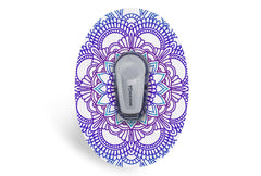 Blue Mandala Patch - Dexcom G6 / One for Single diabetes CGMs and insulin pumps
