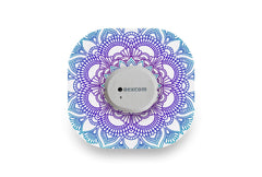 Blue Mandala Patch - Dexcom G7 / One+ for Single diabetes CGMs and insulin pumps
