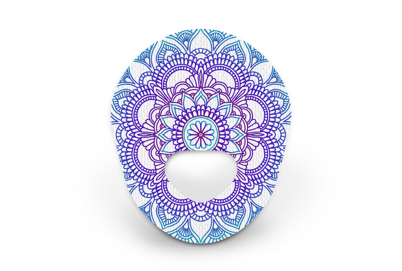 Blue Mandala Patch - Guardian Enlite for Single diabetes CGMs and insulin pumps