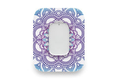 Blue Mandala Patch - Medtrum CGM for Single diabetes CGMs and insulin pumps