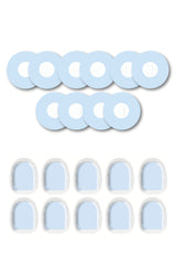 Blue Pastel Patches Matching Set for Freestyle Libre diabetes CGMs and insulin pumps