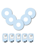 Blue Pastel Patches Matching Set for Freestyle Libre diabetes CGMs and insulin pumps
