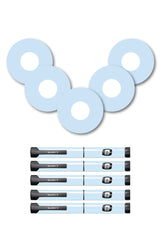 Blue Pastel Patches Matching Set for Freestyle Libre diabetes CGMs and insulin pumps
