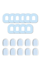 Blue Pastel Patches Matching Set for Omnipod diabetes CGMs and insulin pumps