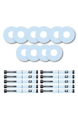 Blue Pastel Patches Matching Set for Freestyle Libre diabetes CGMs and insulin pumps