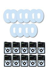 Blue Pastel Patches Matching Set for Dexcom G6 diabetes CGMs and insulin pumps