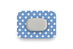 Blue Polka Dot Patch - GlucoRX Aidex for Single diabetes CGMs and insulin pumps