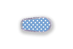 Blue Polka Dot Sticker for Novopen 4, 5, 6, or Echo diabetes supplies and insulin pumps