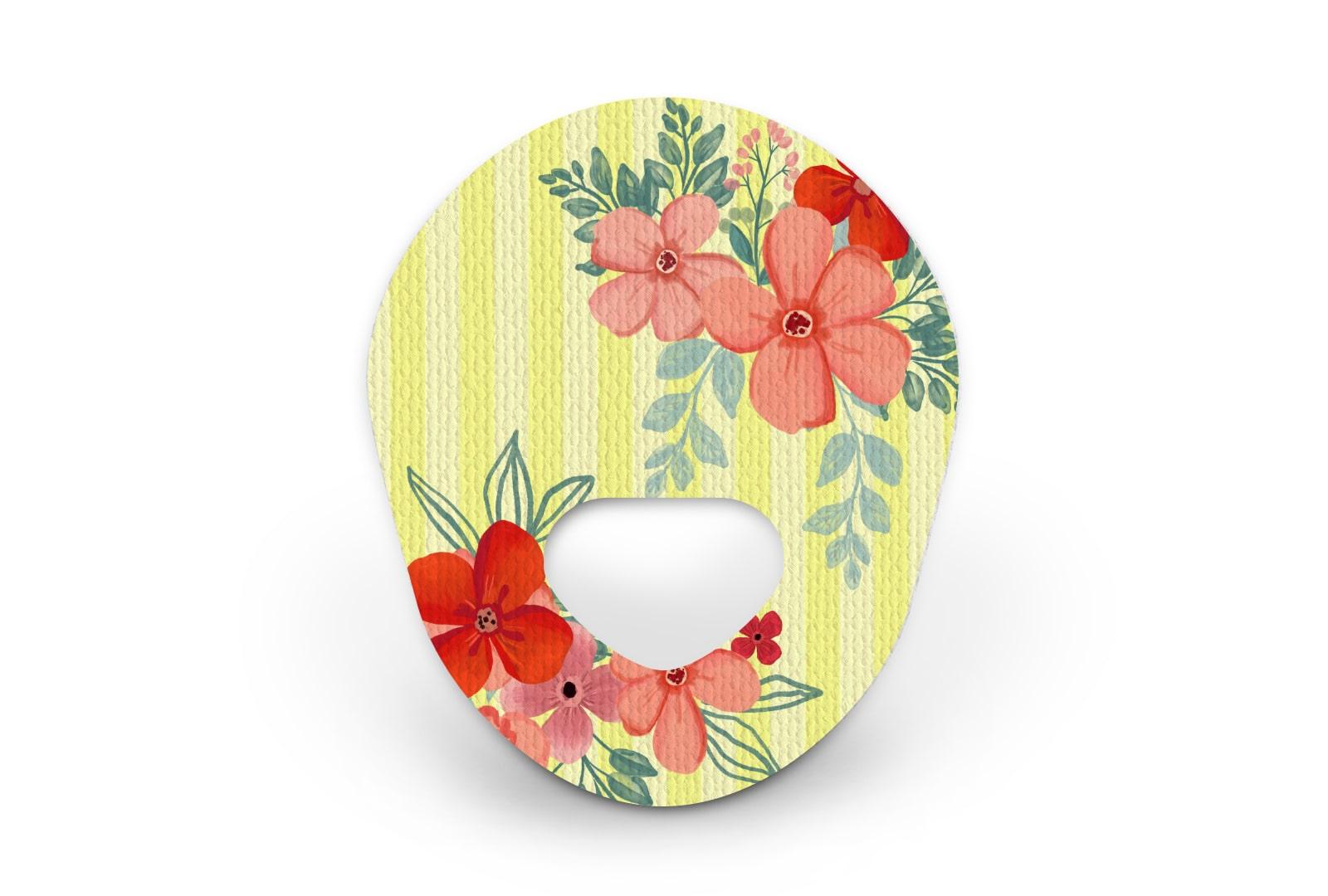 Bold Bloom Patch for Guardian 3 diabetes CGMs and insulin pumps