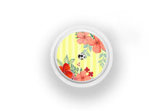 Bold Bloom Sticker for Novopen 4, 5, 6, or Echo diabetes supplies and insulin pumps
