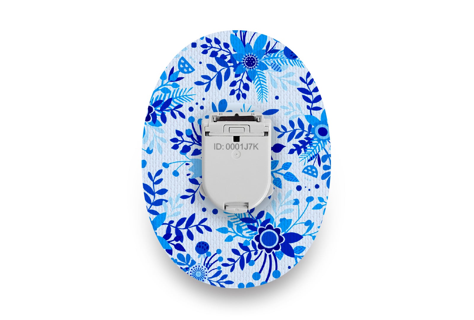 Bright Blue Bloom Patch for Glucomen Day diabetes CGMs and insulin pumps